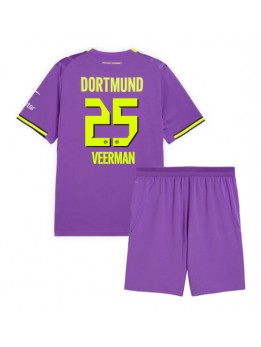 Otroški Nogometna dresi replika Borussia Dortmund Joey Veerman #25 Tretji 2026-27 Kratek rokav (+ hlače)